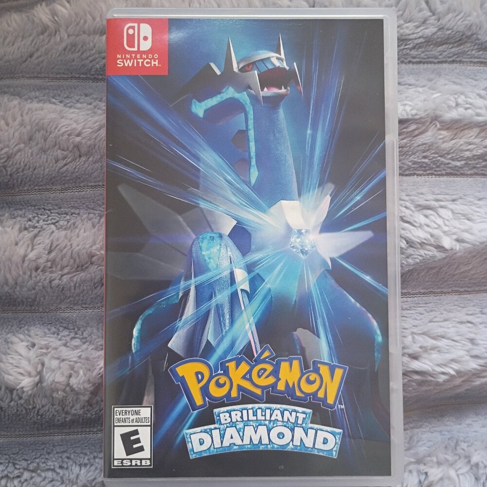 Unused Pokémon Brilliant Diamond Nintendo Game + Case